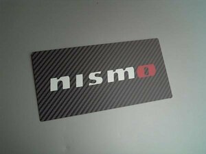 日産純正 nismo (カーボン柄) ナンバープレートマスク R35 NISSAN GT-R SKYLINE GTR VR38