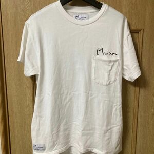 MAN WITH A MISSION ヘビーウエイトサイドポケットTシャツ ホワイト Mサイズ タグ表記お肉2つ