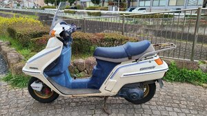 【【元祖ビクスク　昭和レトロバイク　鬼加速　HONDA 　MF01　スペイシー250　フリーウエイ　実動車　20000km弱　中古　OH部品付属】】