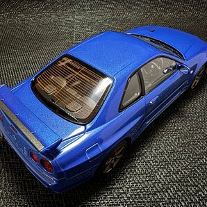 【EBBRO 1/24 NISSAN SKYLINE GT-R（R34） V-SPECⅡ 中古美品】の画像7