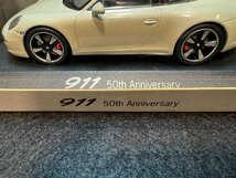 【PORSCHE 特注　MINICHAMPS　PORSCHE 911 50th Anniversary　1/43　中古美品】_画像5