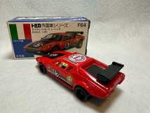 【トミカ　青箱　No.F64 デトマソ パンテーラ レーシング　日本製　中古】_画像4