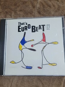 CD ディスコ DISCO That's EURO BEAT ザッツ・ ユーロビート VOL.22 ラジオラマ ミスター・ブラック アレフ F.C.F ホットスタッフ cd