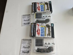 ヘリボーンコレクション２ 3.ＣＨ-47 アメリカ陸軍仕様 陸上自衛隊仕様 2種セット 1/144 米陸軍　エフトイズ