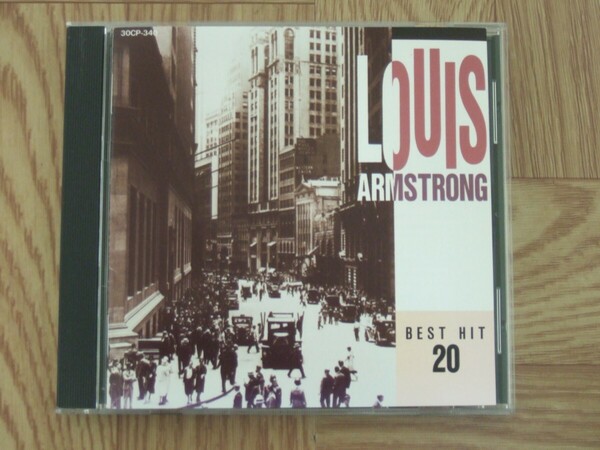 【CD】ルイ・アームストロング LOUIS ARMSTRONG / ルイ・アームストロング・ベスト・ヒット 20 国内盤　30CP-340