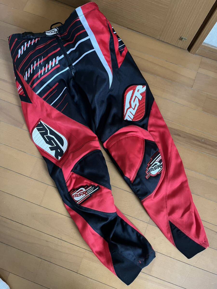 MSR レーシングパンツ モトクロス AXXIS オートバイ 赤 26 スポーツ MSR レーシングパンツ モトクロス AXXIS オートバイ 赤 26 スポーツ