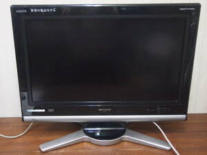 中古品☆ＳＨＡＲＰ☆シャープ★ＡＱＵＯＳ☆２６Ｖ型液晶テレビ☆ＬC－２６Ｄ１０☆２００８年製☆４０４Ｓ４－Ｅ１４３１４