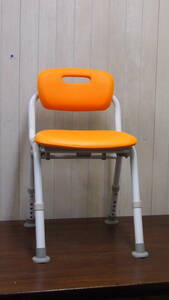  secondhand goods * Panasonic shower chair *PN-L41421*SIAA mold proofing processing * folding type ** orange *404S4-J14262