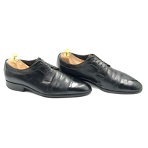 即決 Louis Vuitton ルイヴィトン 25.5cm 7.5 0188 メンズ レザーシューズ プレーントゥ 外羽根 黒 ブラック 革靴 皮靴 ビジネスシューズ_画像3