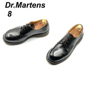 即決 Dr.Martens ドクターマーチン 26cm UK8 US9 1925 5400 メンズ レザーシューズ 3ホール プレーントゥ 黒 ブラック 革靴 皮靴 ビジネス