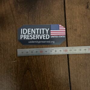 IDENTITY PRESERVED UNITED STATES アメリカ マグネットの画像1