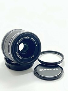 【動作確認済】美品 OLYMPUS　M.ZUIKO DIGITAL 25mm　ｆ1.8　ブラック マイクロフォーサーズ オリンパス　おまけ保護フィルター付き