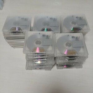 SONY MDディスクまとめて50枚 MD ミニディスク 記録媒体 ソニー MD 初期化済 同一デザイン 