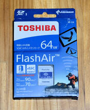 東芝 FlashAir W-04 64GB■SDXC UHS-I Wi-Fi付 メモリカード_画像2