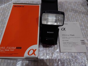 SONY α оригинальный flash HVL-F42AM б/у прекрасный товар 