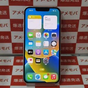 iPhone13 128GB 海外版SIMフリー 物理的デュアルSIM バッテリー100％[253443]