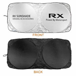 即納/送料込み/レクサス [RX] ロゴ サンシェード 収納ケース袋付き/車内の日焼け防止及び車内の温度上昇防止に/ダッシュボードの劣化にも/の画像4