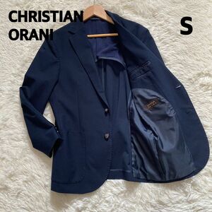 クリスチャンオラーニ　CHRISTIANORANI 銀ボタン　テーラードジャケット ネイビー　size S