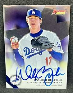 2015 Bowman’s Best Chrome Walker Buehler Auto MLB Dodgers ドジャース Autograph Topps 直筆サインカード RC ルーキー BOWMAN 