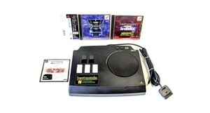 動作品・清掃済み★PS1・PS2／プレイステーション対応 「beatmania 専用コントローラ」＋ ソフト2本付き まとめて KONAMI PlayStation