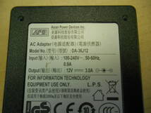 APD ACアダプタ DA-36J12 12V 3.0A 外径5.5 内径2.2 (2_画像2