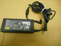 NEC ACアダプタ ADP87 PA-1900-35 19V=4.74A(PC-VP-WP102 外径5.4 内径2.6 _画像1