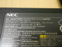 NEC ACアダプタ ADP87 PA-1900-35 19V=4.74A(PC-VP-WP102 外径5.4 内径2.6 _画像2