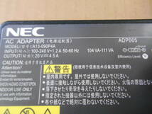 NEC ACアダプタ A13-090P4A (ADP005) PC-VP-WP138 20V 4.5A 角型 _画像2