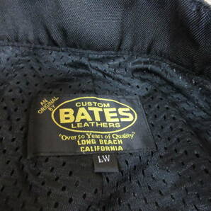 BATES メッシュ ライディングパンツ LW 黒 膝パット ポリエステル ライダース ズボン ベイツ バイクウェア 単車 二輪 ツーリングの画像6