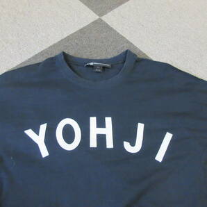 Y-3 ヨウジヤマモト L/S カットソー M 黒 フロッキー Yohji yamamoto adidas ワイスリー FJ0325 長袖 Tシャツ ロンTの画像4