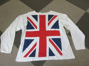 80s ユニオンジャック Tシャツ L~ シングルステッチ ヴィンテージ オールド イギリス 国旗 ロック パンク カットソー 長袖 ロンT