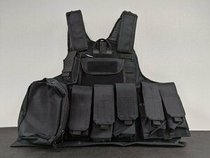 ○S239/EAGLE FORCE イーグルフォース タクティカル ベスト ブラック/1円～