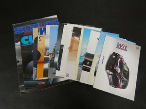 ◇Y203/SUZUKI カタログまとめ 計15点セット/スズキ/CULTUS/ALTO/WORKS/STINGRAY/PALETTE/Wit/旧車カタログ/1円～