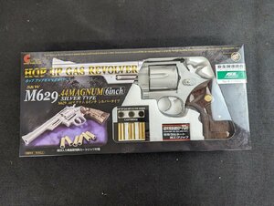 *0M-078/ Crown CROWN S&W M629 44 Magnum 6 -inch silver type ho p up gas revolver /1 jpy ~