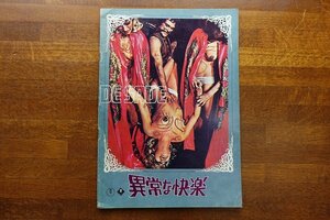 ※HO067/A4判 映画パンフレット「異常な快楽」 サイ・エンドフィールド 監督/キア・デュリア 他/1円～/