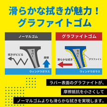 グラファイトワイパー替えゴム フロント用 2本セット サクラ デイズ eKクロス eKクロスEV eKワゴン等用 AW60G TW30G_画像7