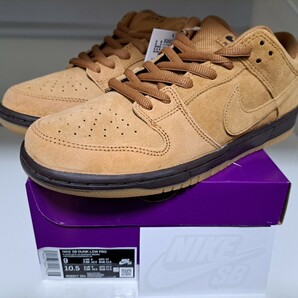 新品未使用 27.0cm US9 Nike SB Dunk Low Pro Wheat BQ6817-204 ダンク ロー エスビーの画像1