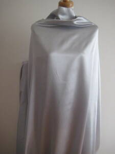  satin cloth light gray 120. width ×2M