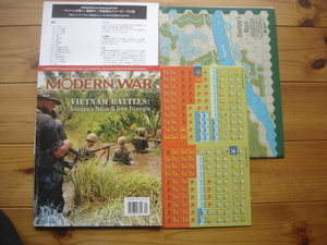 MODERN WAR　＃07　VIETNAM BATTLES　ベトナム戦争　F&Mシステム　未カット未使用　ルール和訳付