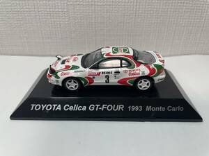 RALLY CAR COLLECTION 1/64 TOYOTA Celica GT-FOUR 1993 Monte Carlo