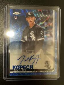 2019 TOPPS Chrome RC auto Michael Kopech 80/150 ブルーシマー マイケルコペック シカゴ・ホワイトソックス CWS