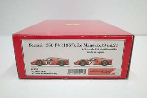 PJ43B◆ジャンク/手付品/現状品 MFH 1/24 K-116 フェラーリ Ferrari 330 P4 1967 Le Mans #19/21 ルマン LM 24Hour モデルファクトリーヒロ