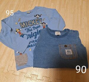 長袖Tシャツ 長袖 カットソー トップス　F.O.KIDS　ディズニー　ミッキー