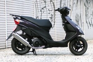 Realize アドレスV125S/V125G バイクマフラー EBJ-CF4EA EBJ-CF4MA O2センサー対応 フルブースト ステンレス マフラー V-313-008-00