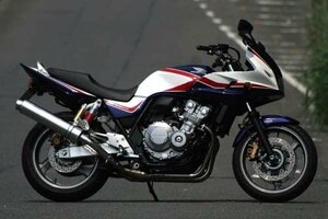 Realize CB400SF-REVO バイクマフラー EBL-NC42 2008年～2016年対応 アリア ステンレス スラッシュタイプ TypeS マフラー V-504-SO-003-02