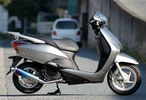Realize リード110 バイクマフラー EBJ-JF19 2008年～2009年モデル対応 22Racing チタン マフラー LEAD110 バイク用 パーツ V-318-009-01