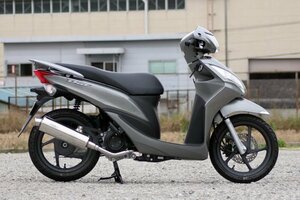 Realize Dio110 ディオ110 バイクマフラー EBJ-JF31 2011年～2013年モデル対応 フルブースト ステンレス マフラー V-324-008-00