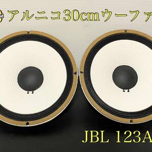 Vintage 123A-3 8Ω 30cm アルニコ ウーファー ペア リコーン済 L100 搭載の画像1