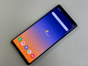 au SAMSUNG GALAXY Note9 SCV40 オーシャンブルー SIMロック解除済 ジャンク