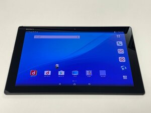 docomo Sony Ericsson Xperia Z4 Tablet SO-05G Black SIMロック解除済み